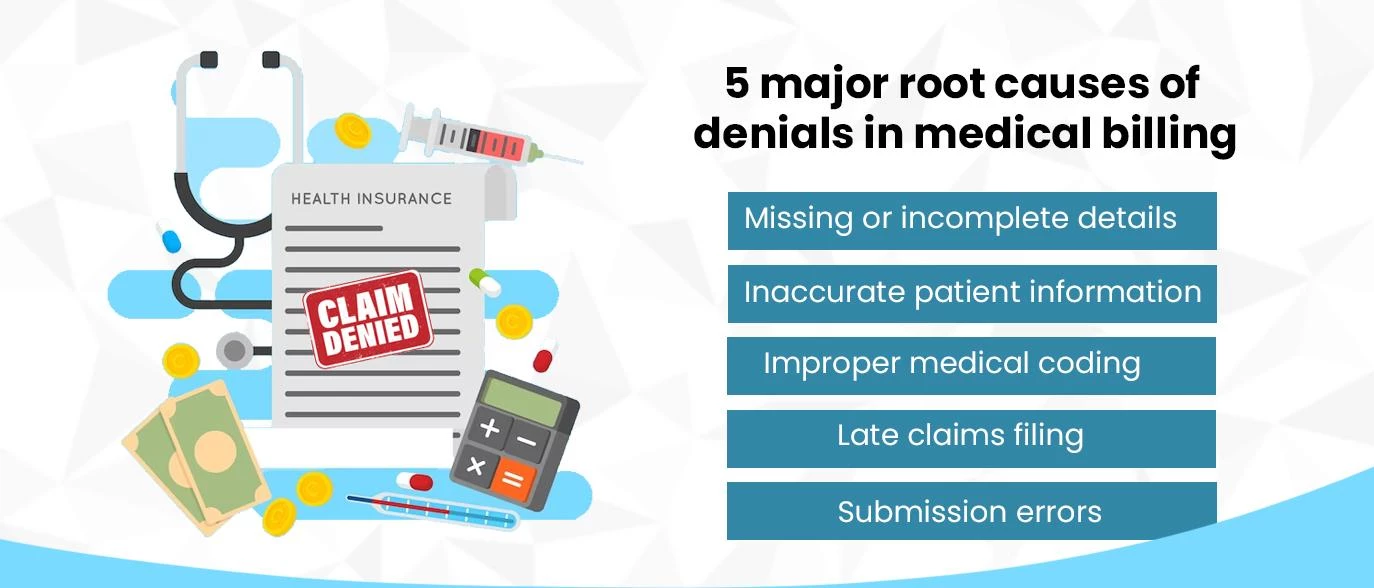 root causes of denials in medical billing